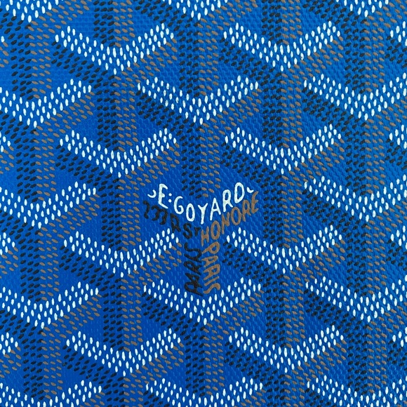 Goyard Goyardine Senat Pochette MM Blue - Picture 3 of 7